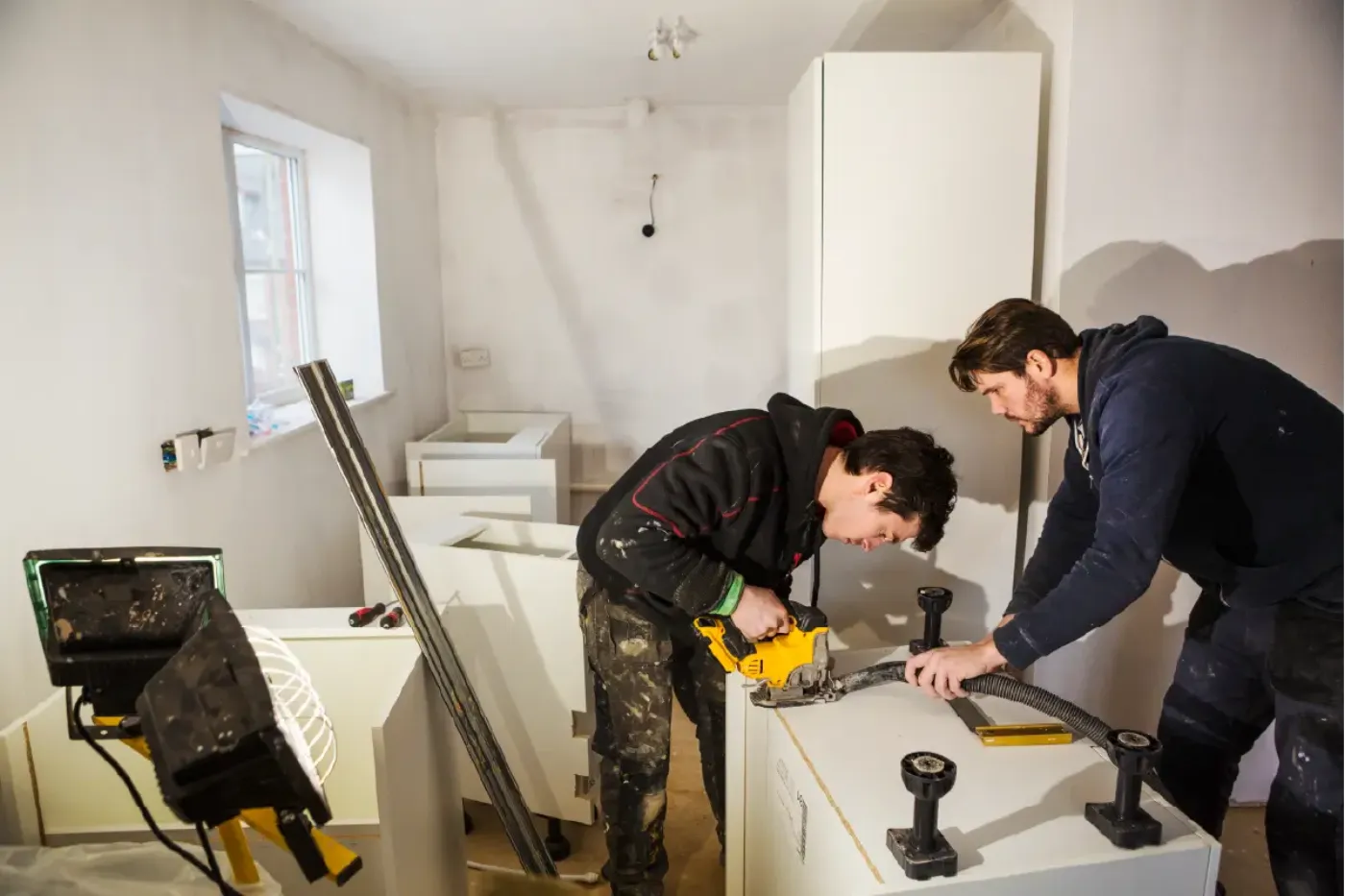 The AHS Builders crew at work on a Southern Arizona remodel